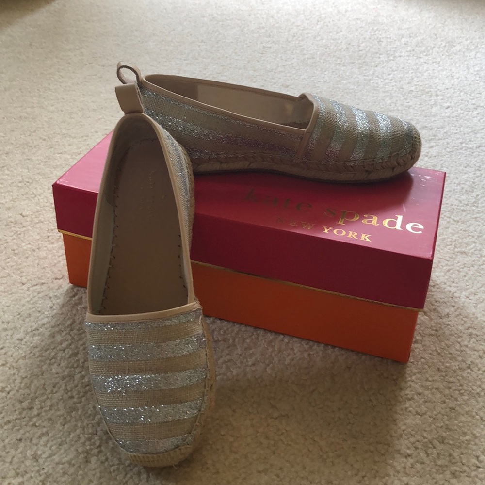 Kate Spade Striped Canvas shoes size 6